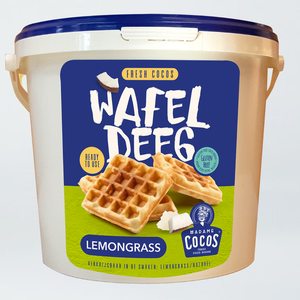 Cocoswafeldeeg Lemongrass – Madame Cocos